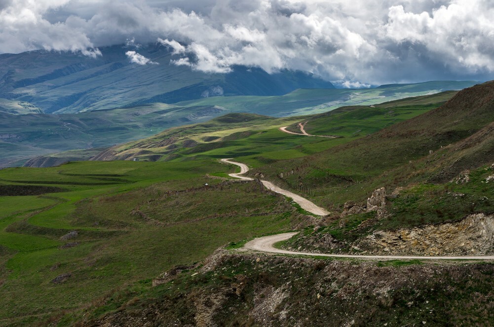 Село в горах чечни