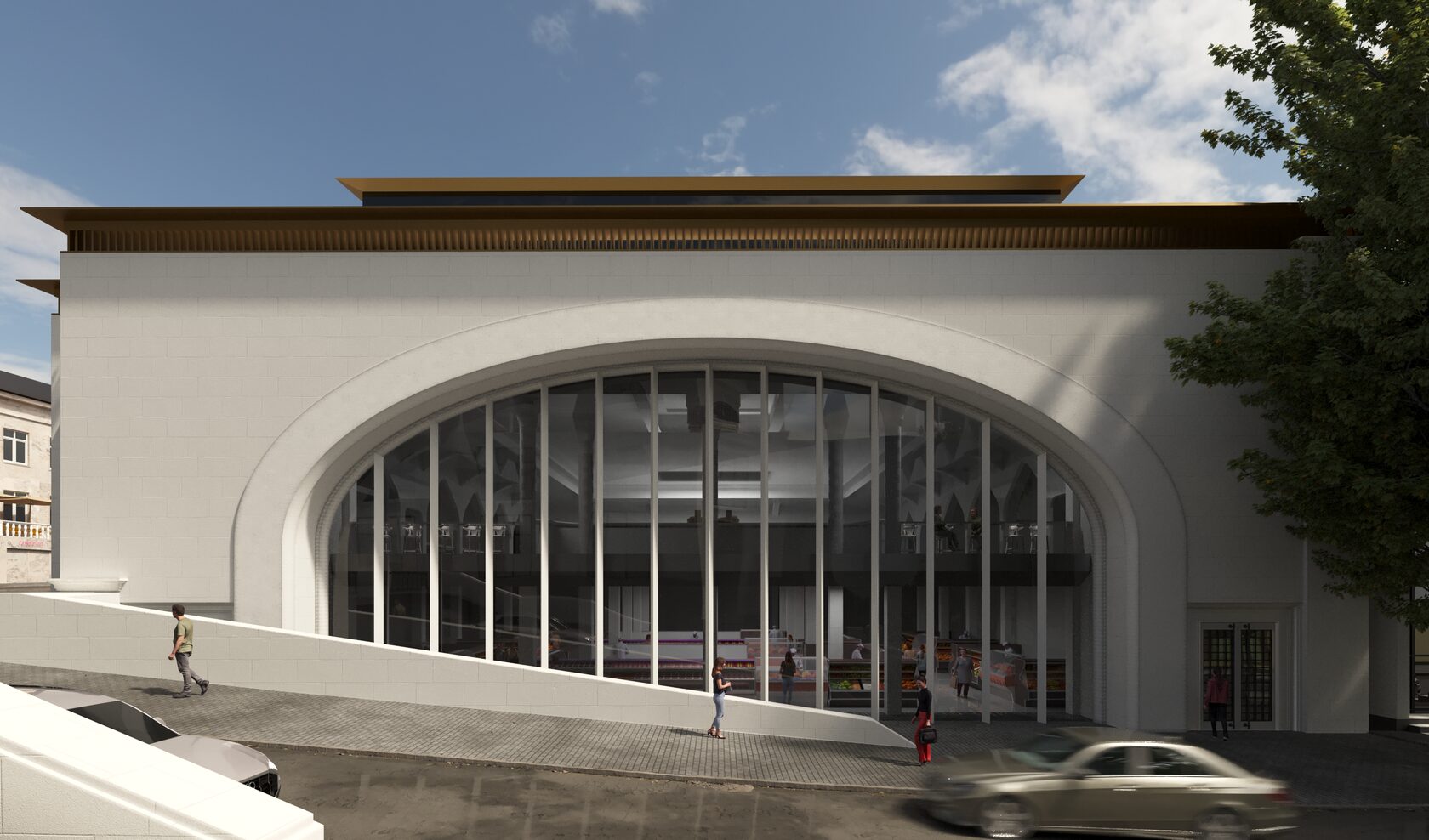 Проект реконструкции здания в ресторанный комплекс в Севастополе