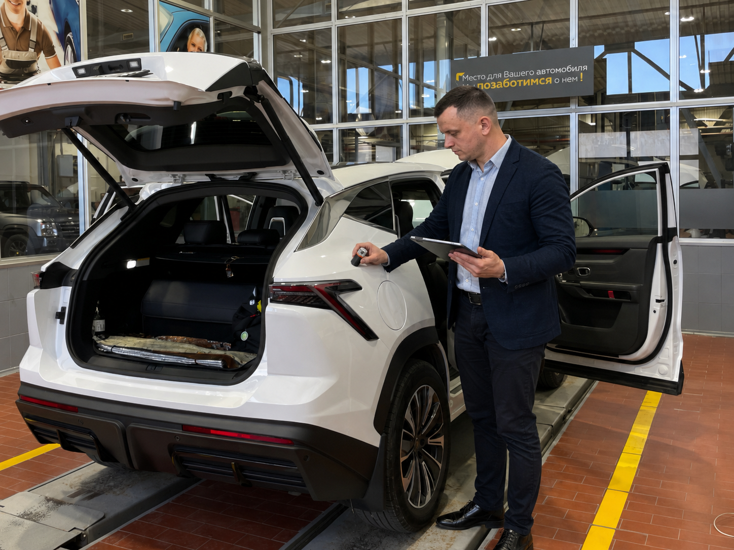 Экспертиза лакокрасочного покрытия Jetour Dashing — замеры толщины ЛКП