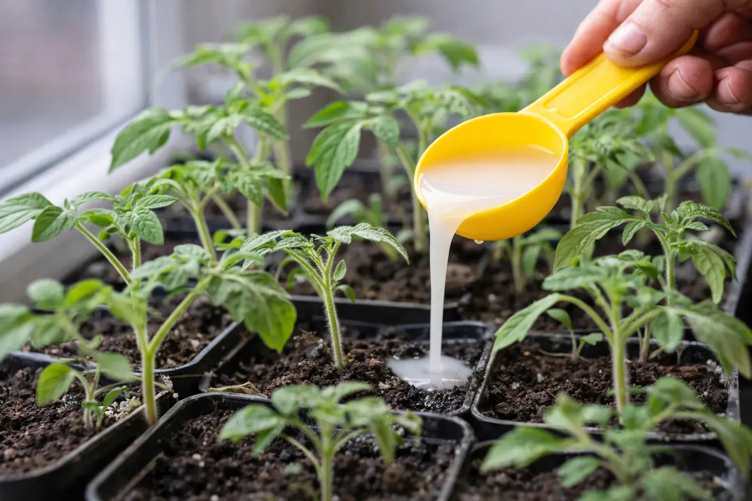 Первая подкормка рассады