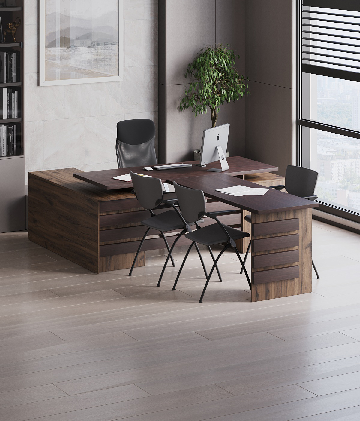 Красивые и надежные столы для руководителя купить от производителя онлайн