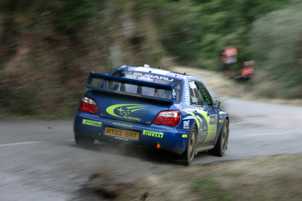 Петтер Сольберг и Фил Миллз, Subaru Impreza S10 WRC '04 (RT53 SRT), ралли Корсика 2004