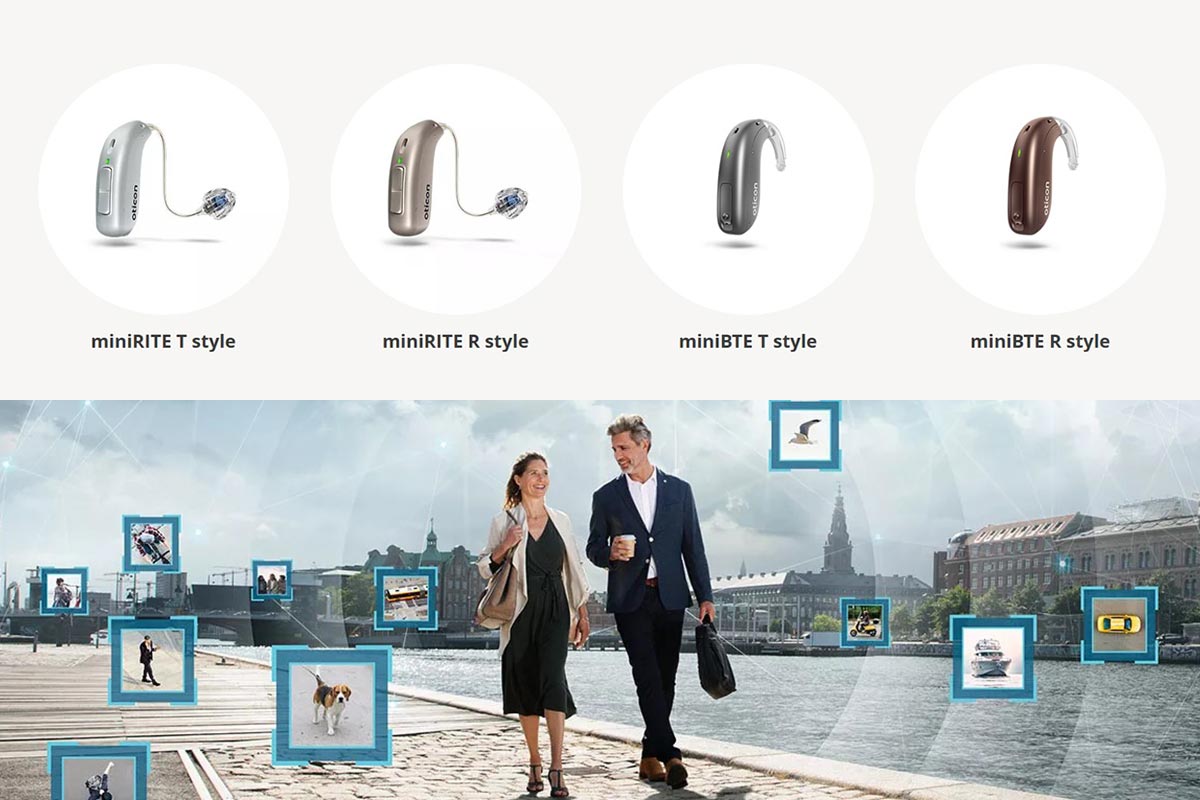 Виды слуховых аппаратов Oticon More