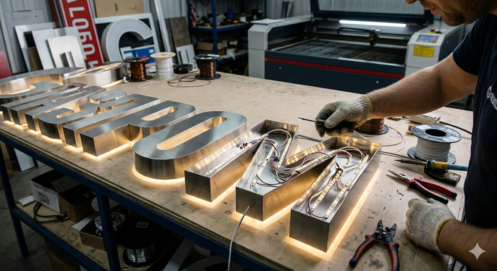 Объемные буквы