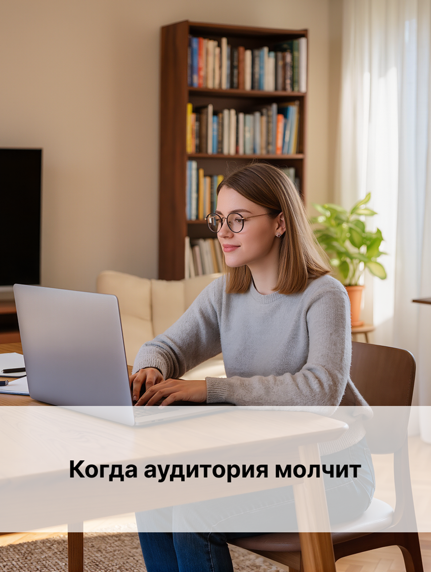 Почему никто не комментирует посты психолога в ВК