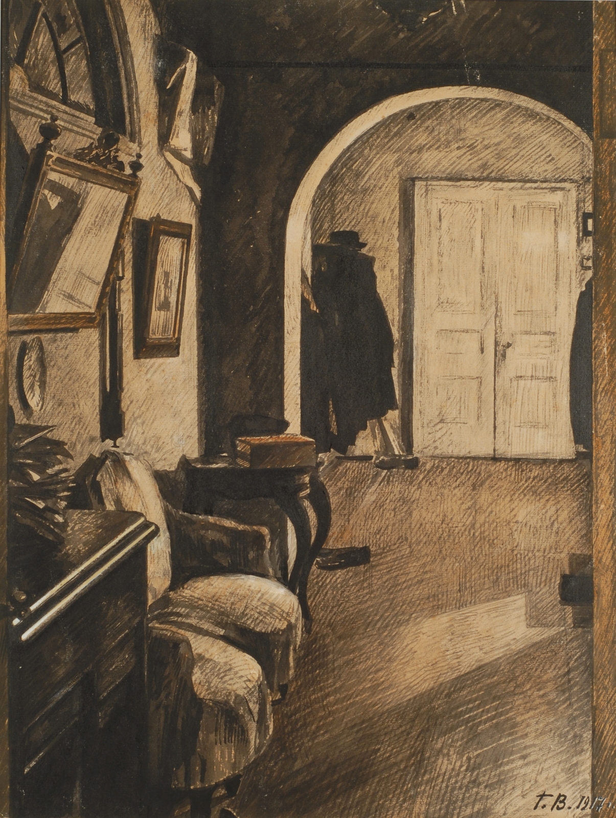 Интерьер. 1917 