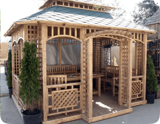 Беседка Б-15 из дерева