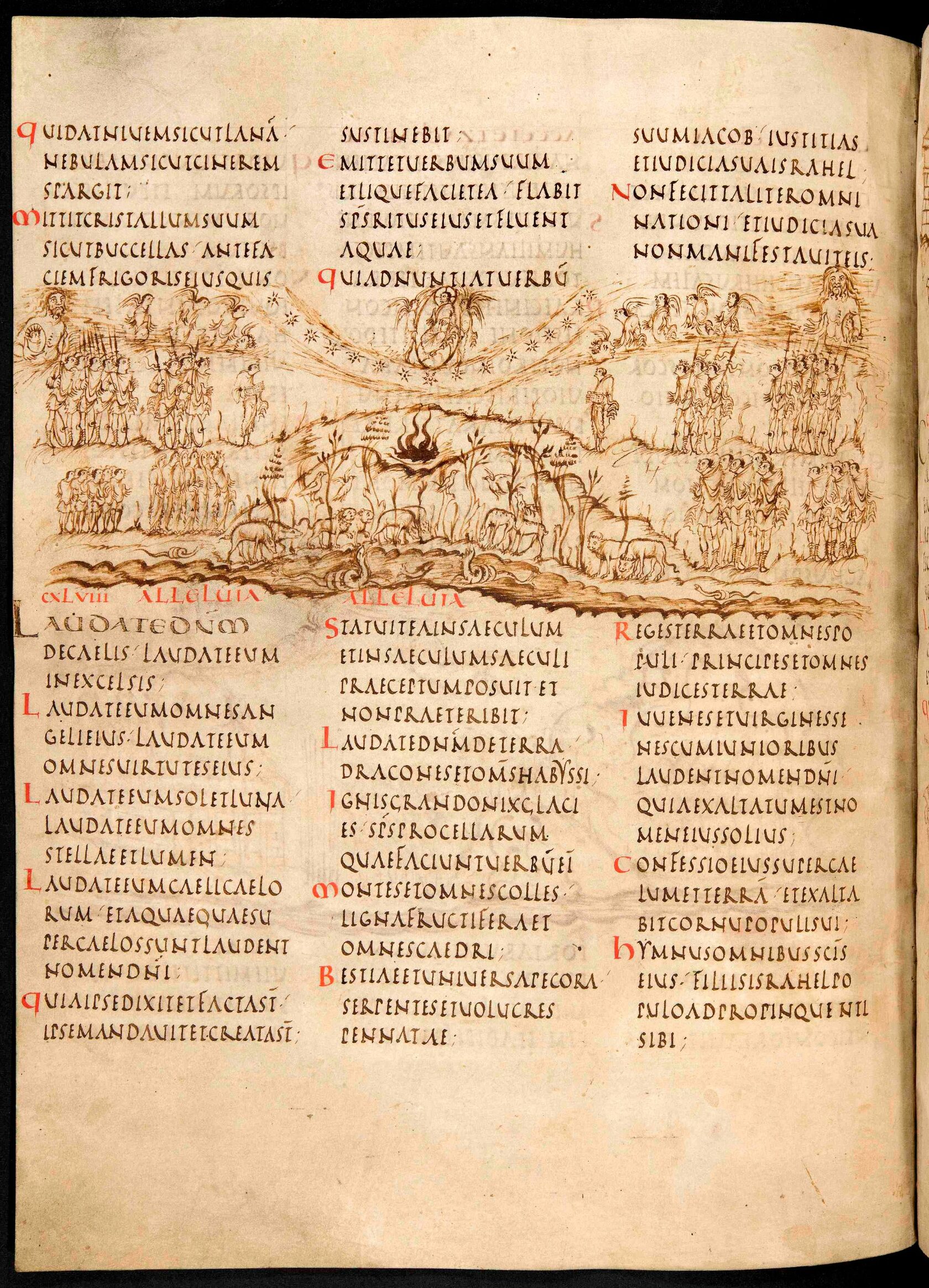 Утрехтская псалтырь ix век. ). Утрехтская псалтирь (ix в. Утрехтская псалтырь книга. ).