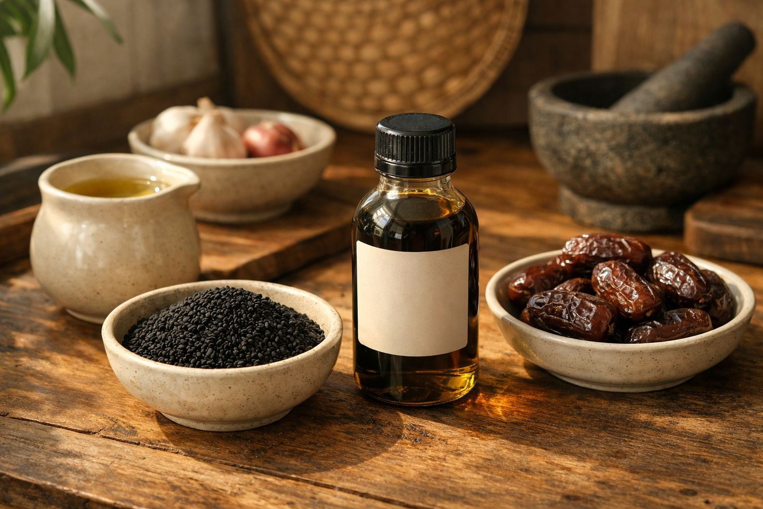 Habbatussauda atau Nigella sativa sebagai herbal sunnah yang digunakan secara realistis