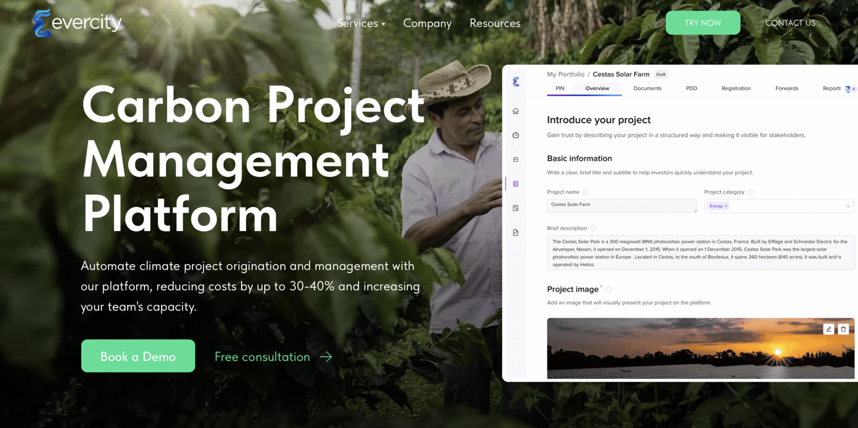 Evercity | Carbon Project Management Platform