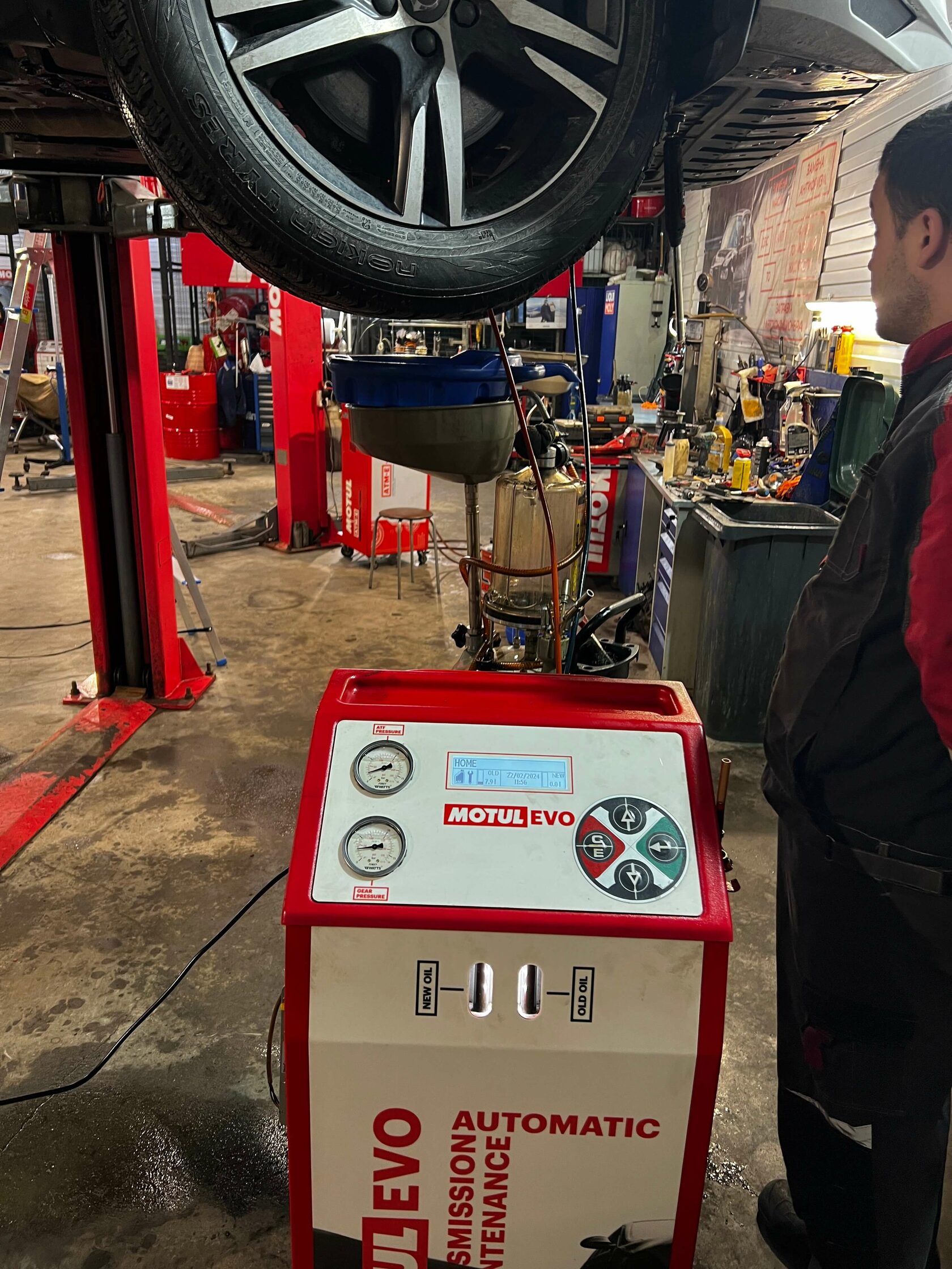 Состояние старого масла в АКПП Volvo