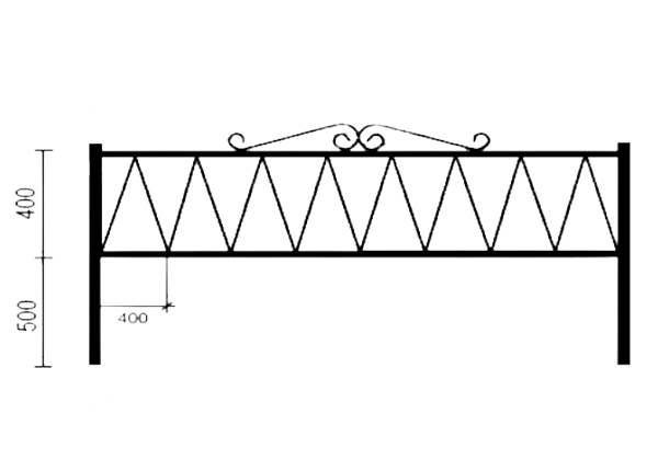 Сварить ограду на кладбище своими руками с чертежом