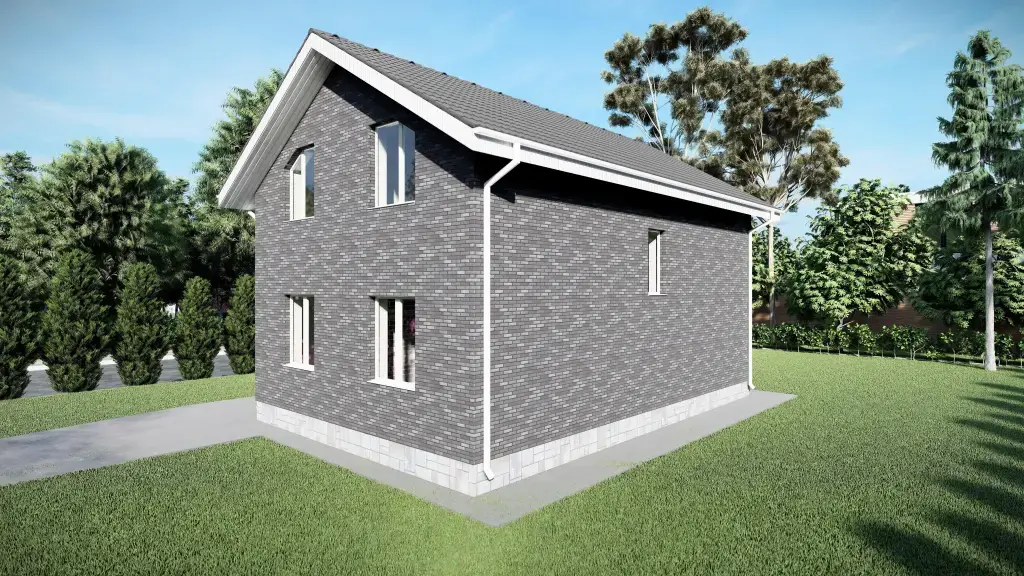 Индивидуальный двухэтажный дом 127 м²: изображение 5