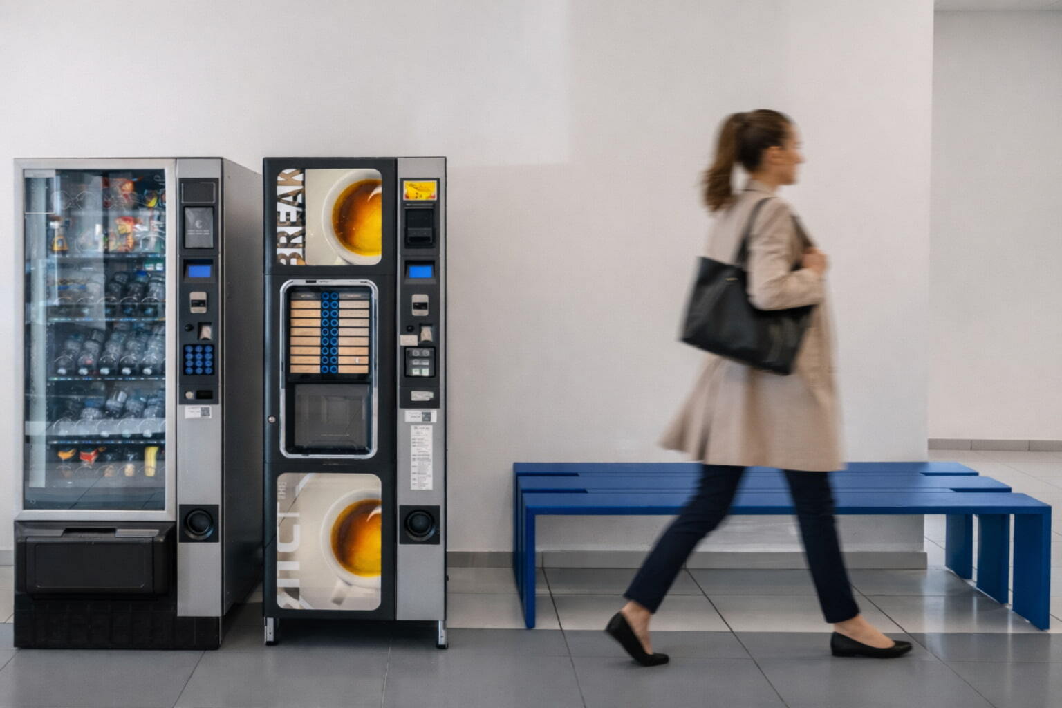 semi passive coffee business idea, smart vending