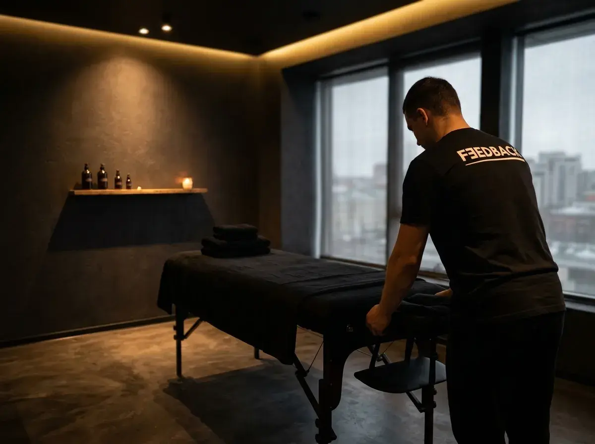 Интерьер студии массажа в Казани