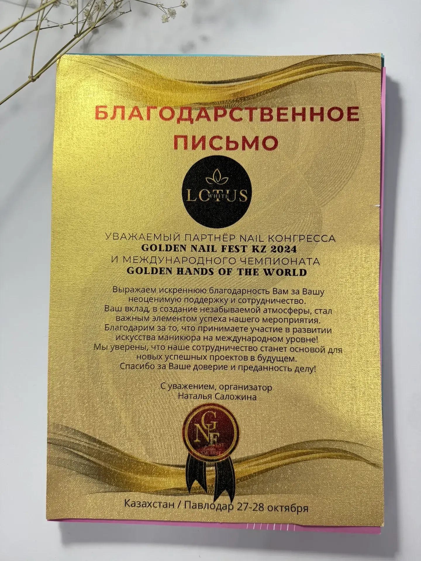 Сертификат 3