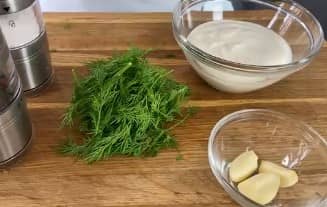 Приготовление салата «Одесса»: шаг 6