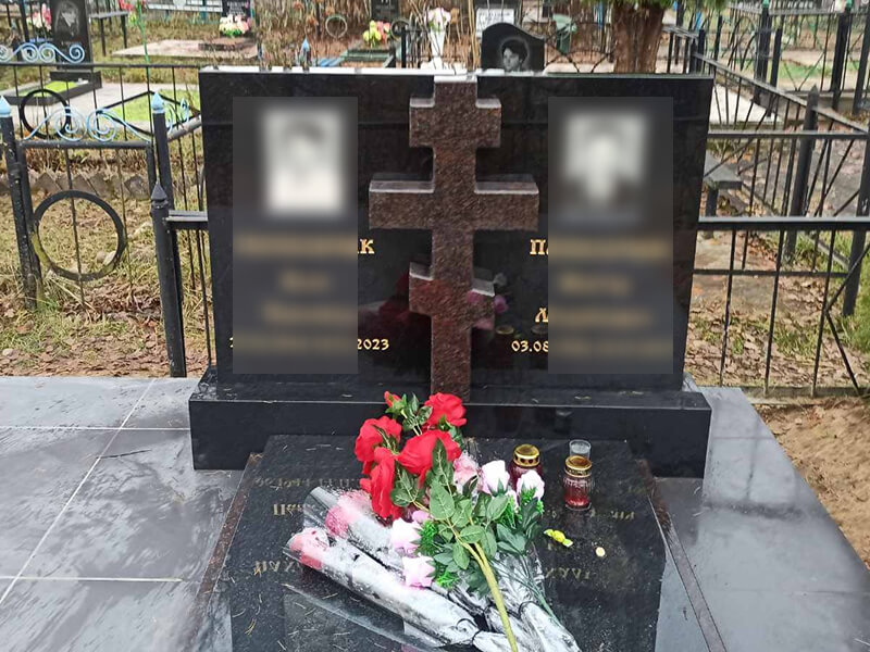 памятник на могилу родителям