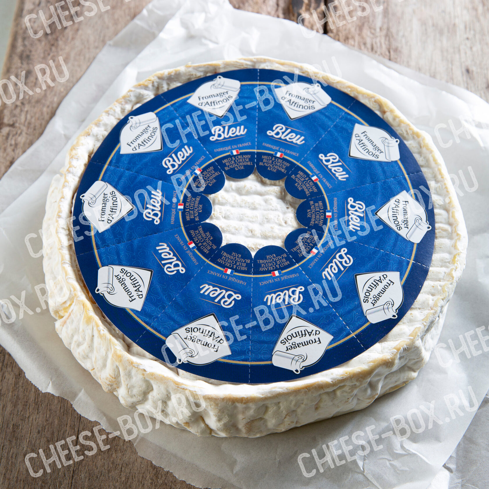 Мягкий сыр Бри Ле Фромаджер ди Афинес с голубой плесенью (Fromager d ...