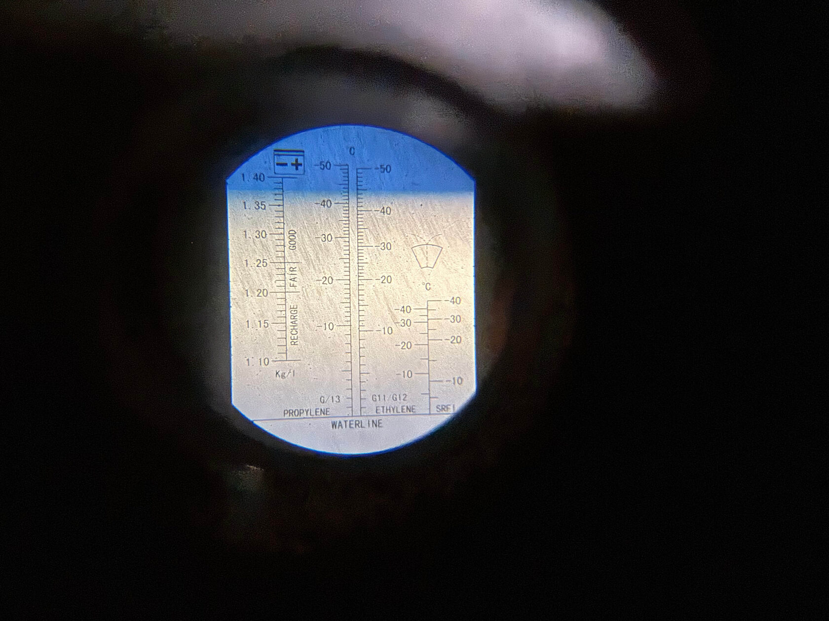 Рефрактометр контроль антифриза Infiniti