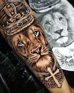40 Мощный лев с татуировкой короны (значения и идеи дизайна) — Все о тату