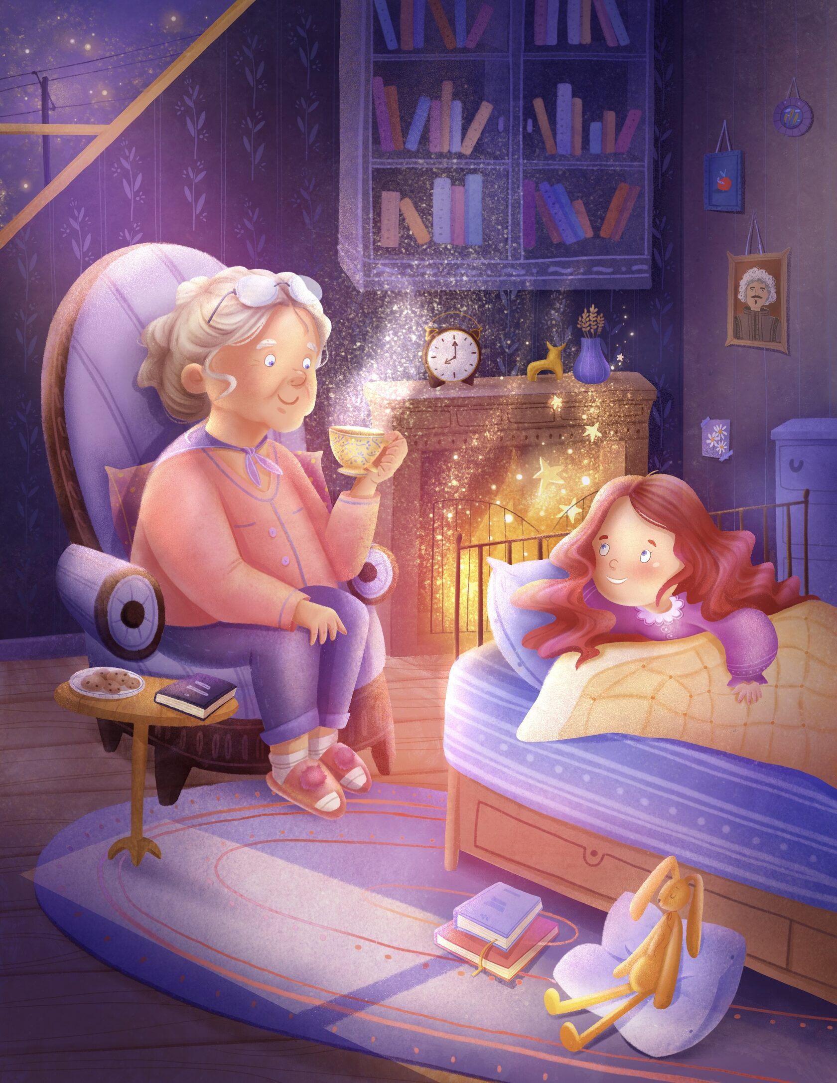 Helena Kubicek Boye and John Cleese Saga Sleep bedtime story