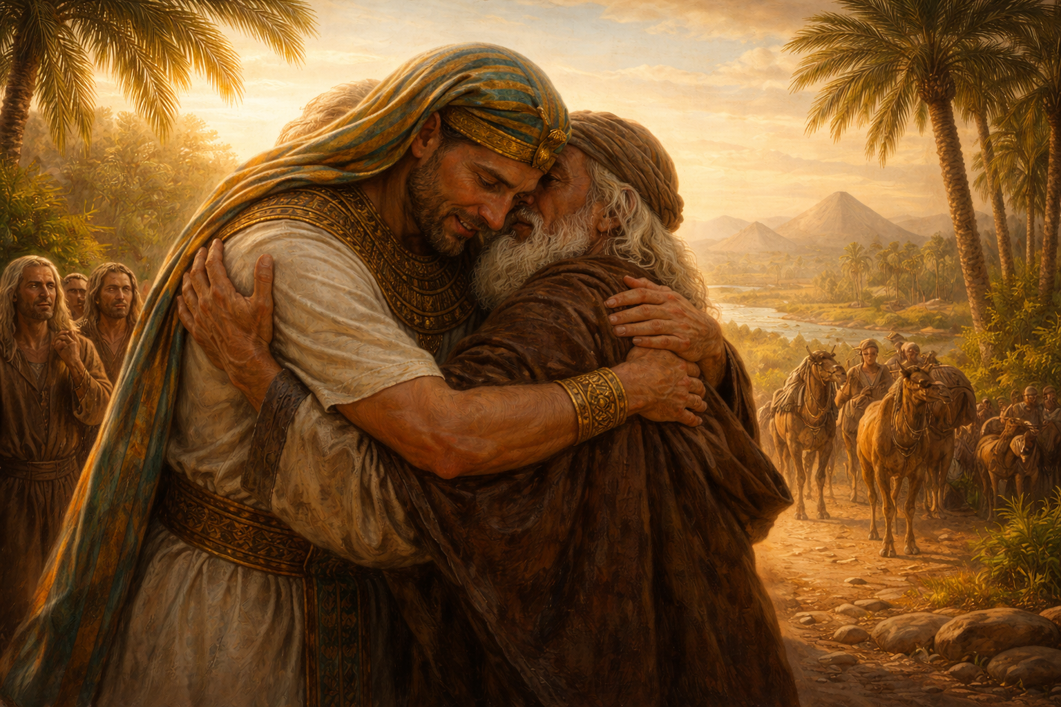 Вайигаш - встреча Йосефа с отцом