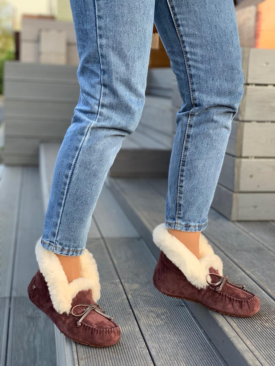 Меховые мокасины UGG 2020