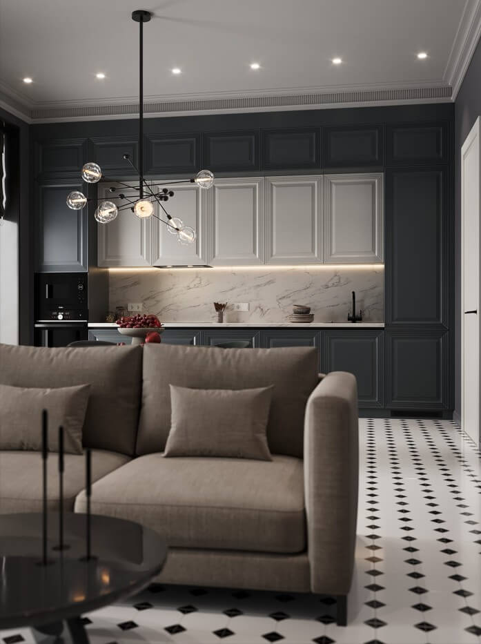 кухня современная классика