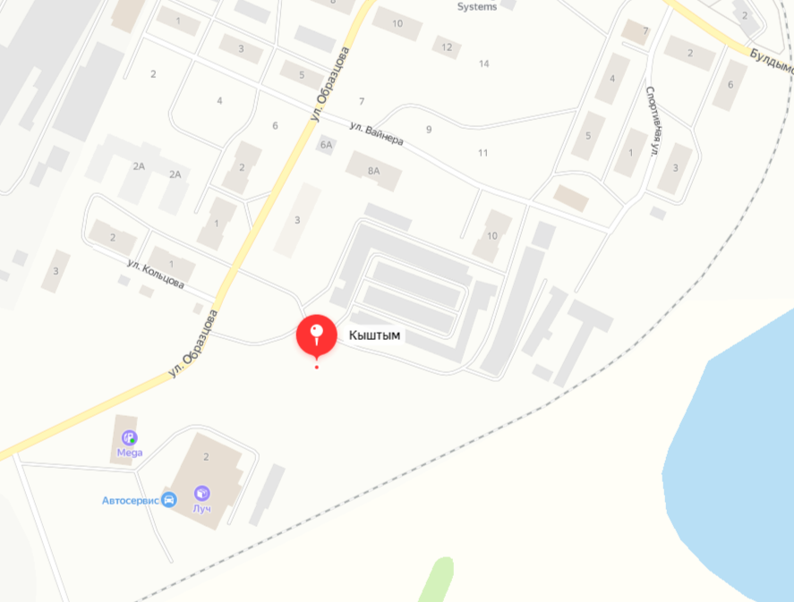 Карта расположения ГК "Пионер"