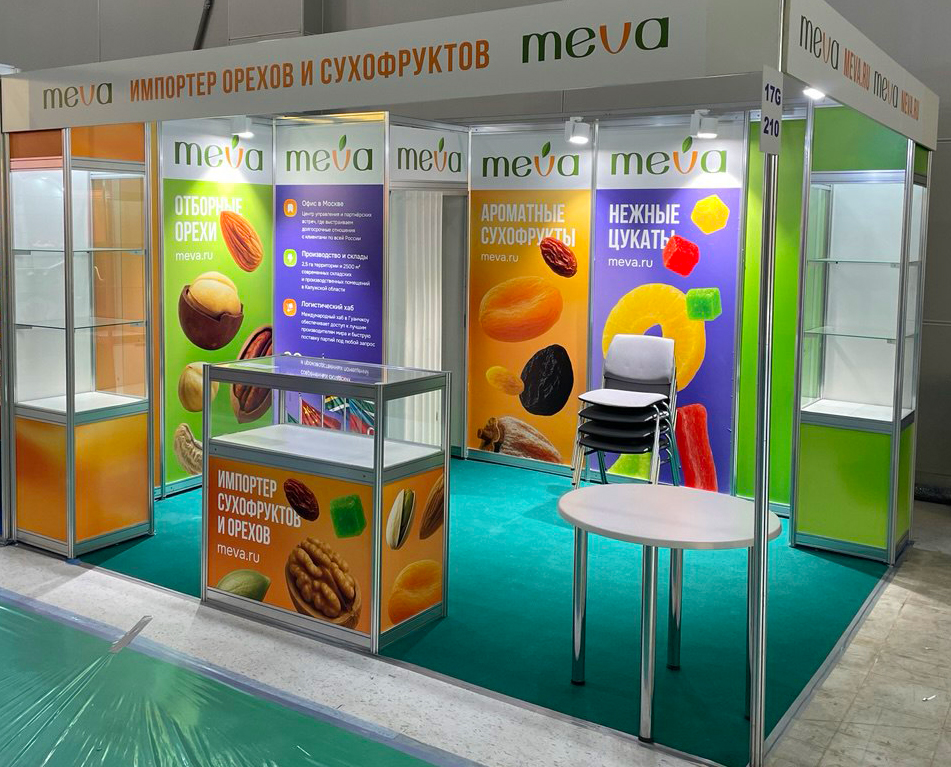 стенд компании Meva на выставке ПРОДЭКСПО 2026