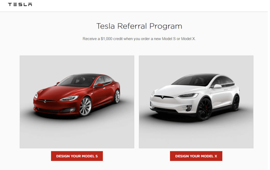 Tesla referral program
