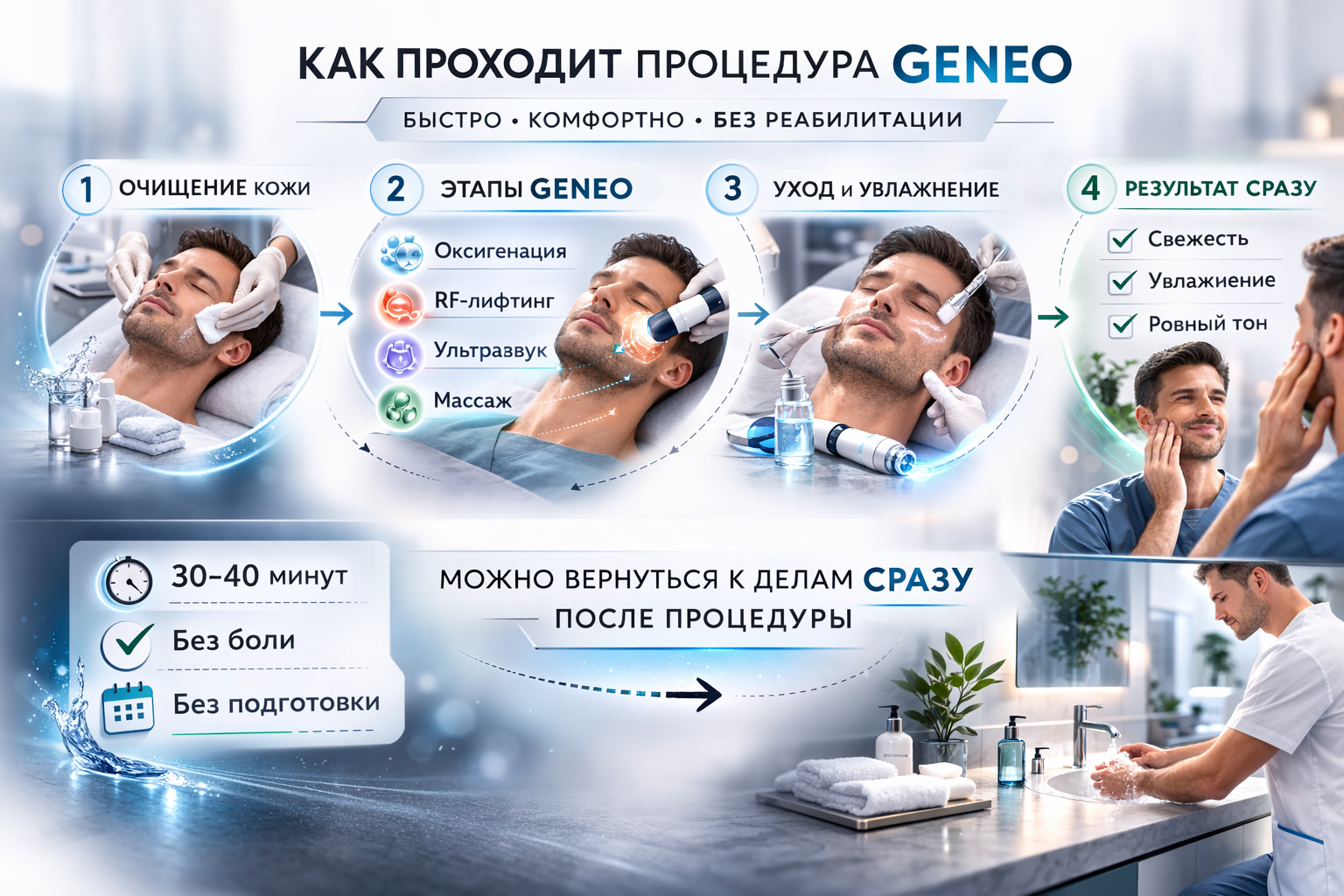 Как проходит процедура GENEO