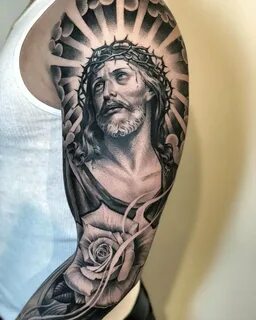 Татуировка Иисус Христос - значение, эскизы тату и фото