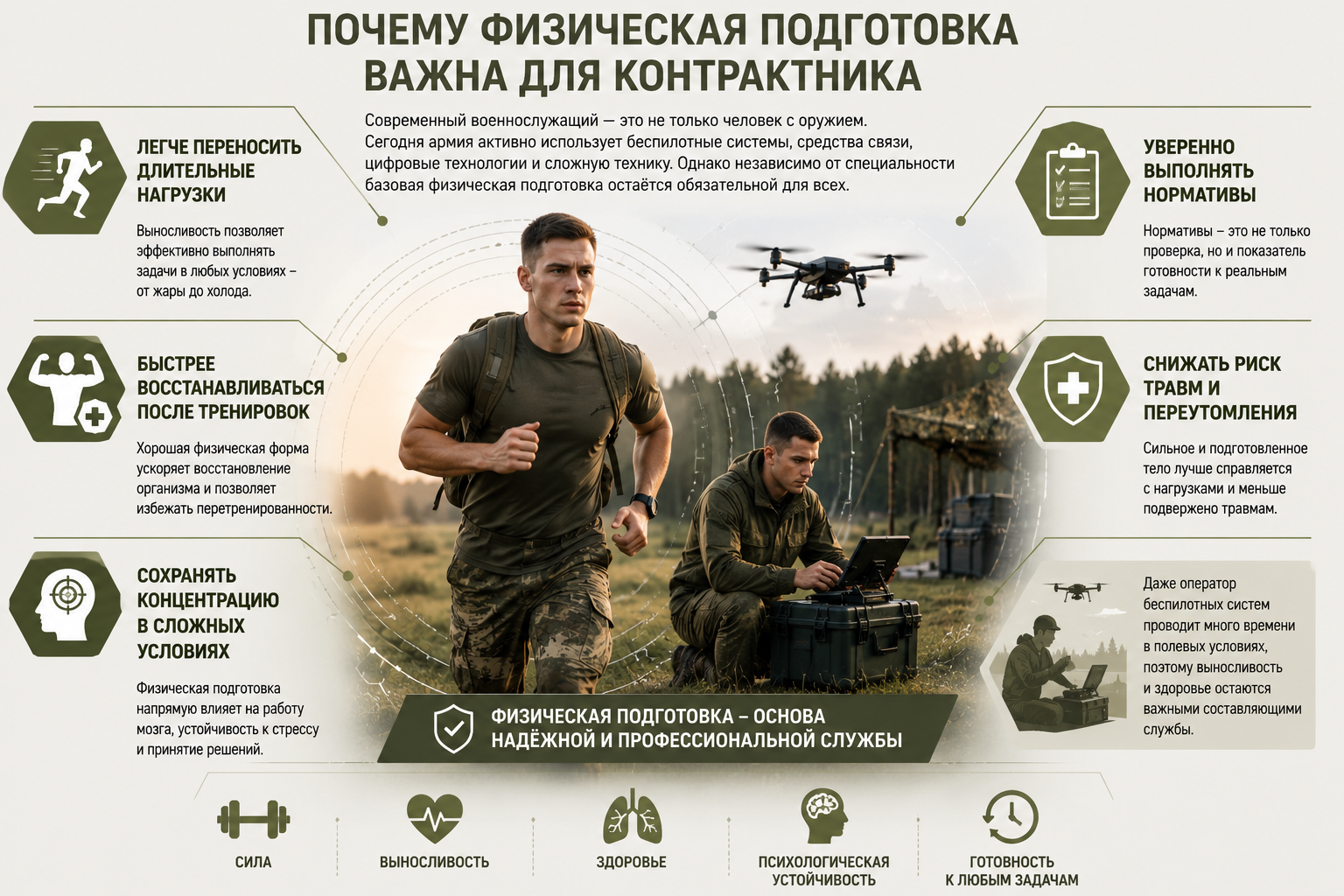 Физическая подготовка к службе по контракту в России: выносливость, сила, нормативы и подготовка будущих военнослужащих.