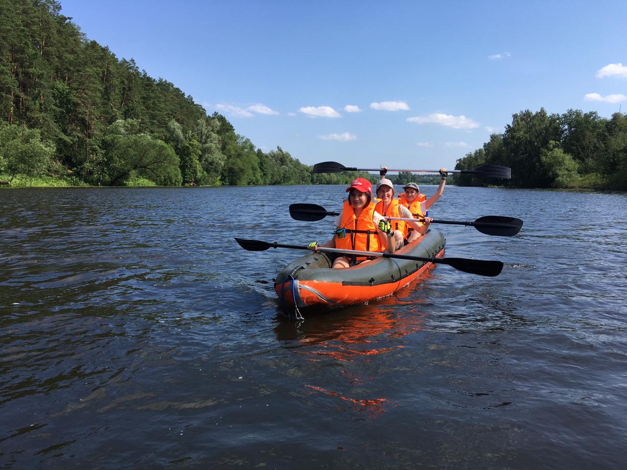 Сплав на каяках байдарках и каноэ