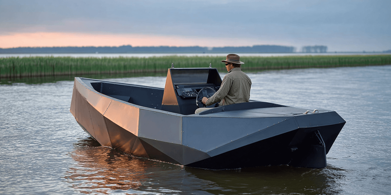 дизайн проект рыбацкой лодки от наших дизайнеров