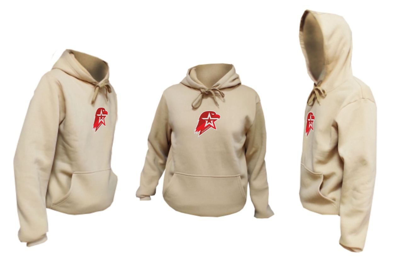 Купить толстовка бежевая с капюшоном юнармии юнармии в интернет ...