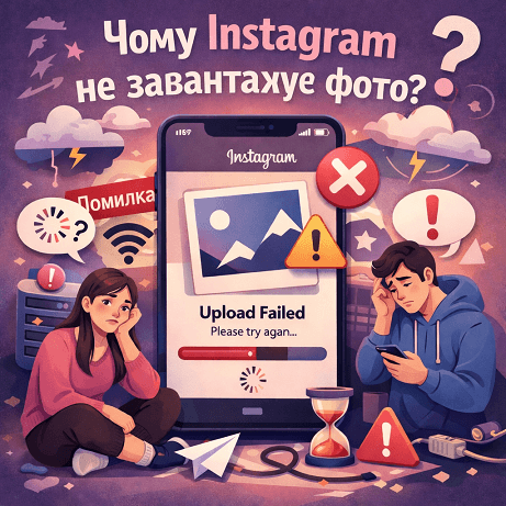 Чому Instagram не завантажує фото