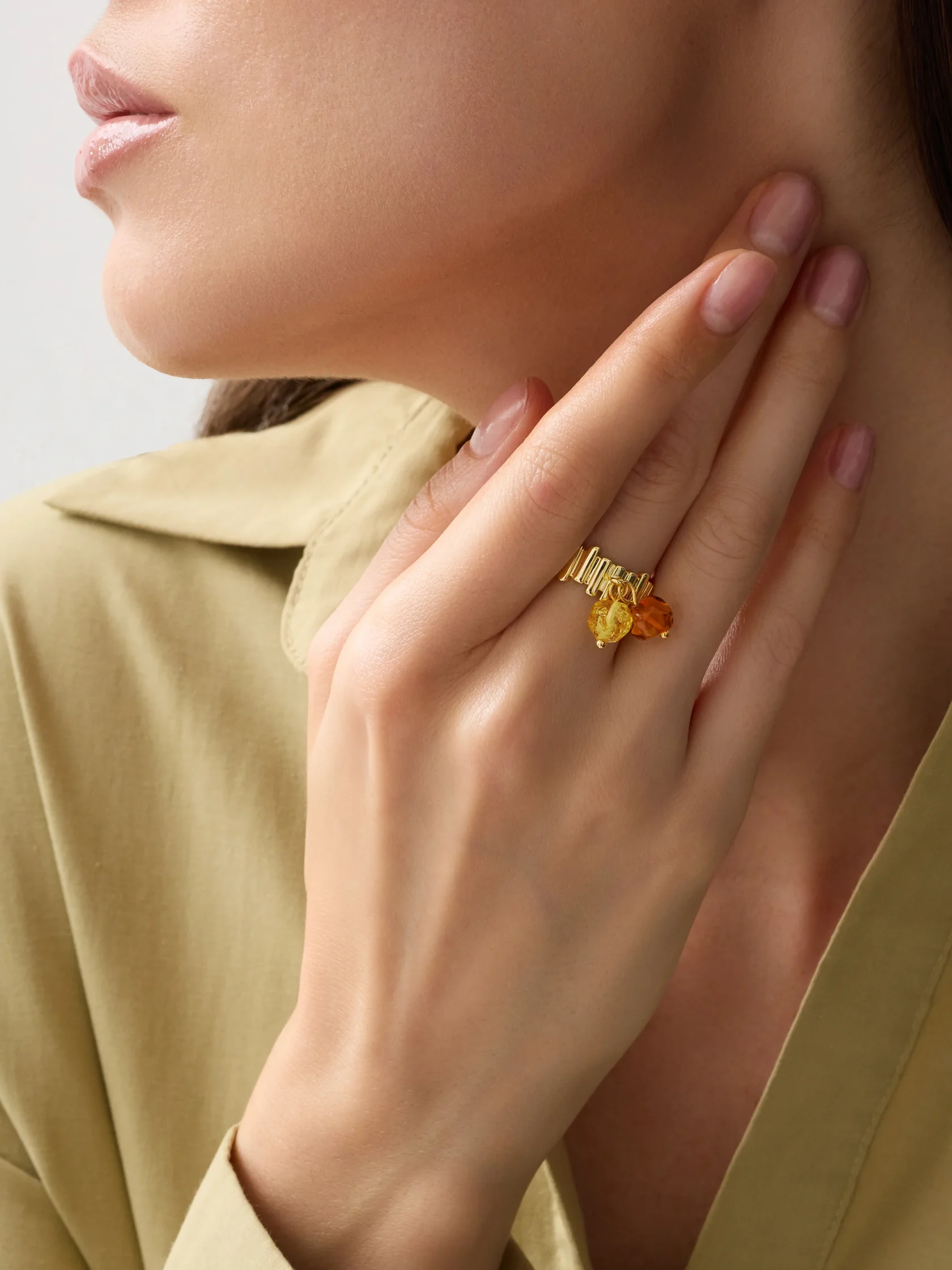 съемка украшений на модели