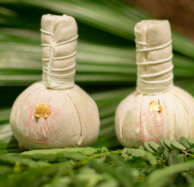 тайский массаж травяными мешочками лук пра коб