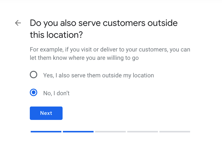 inform about delivery service