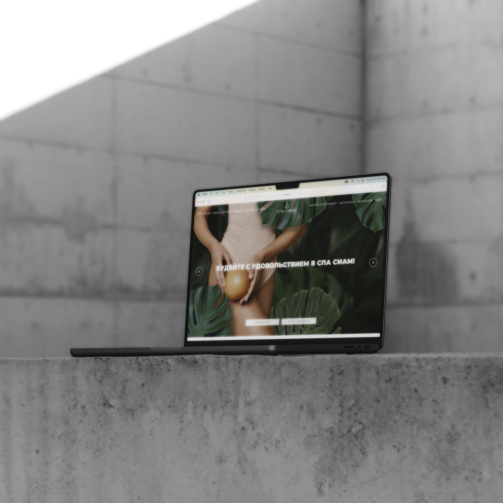 Сайт разработанный UNI2.STUIDO для сети спа-салонов spa siam (спа сиам)