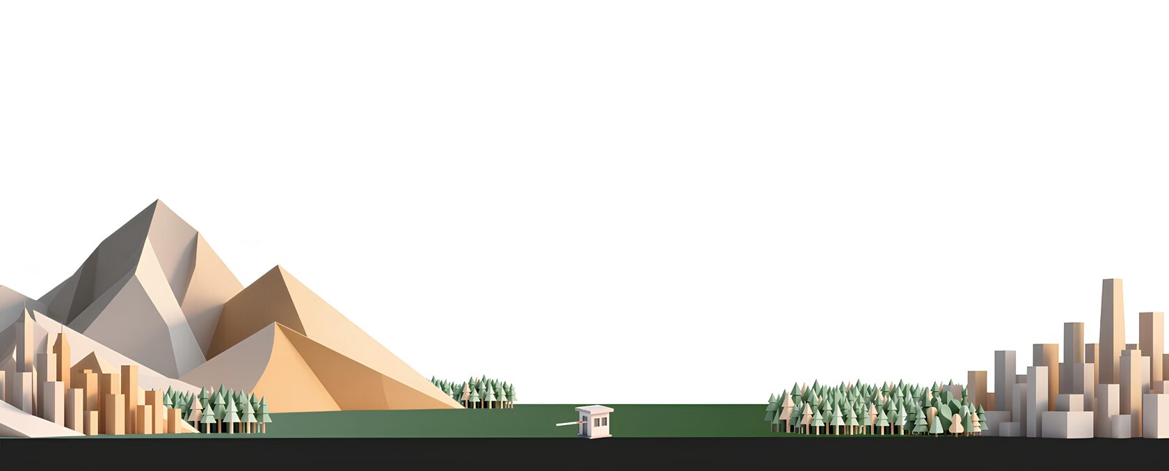 Фон логистики — прижат к низу