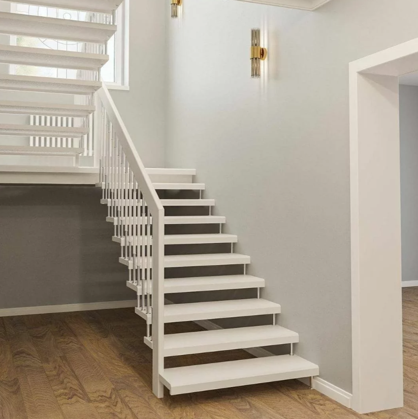 Дизайн лестницы в доме, оформить лестницу в частном доме на второй этаж