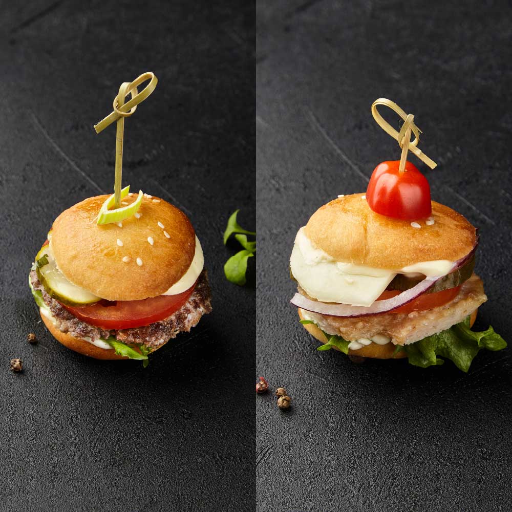 фурсет бургеры цыплёнок говядина