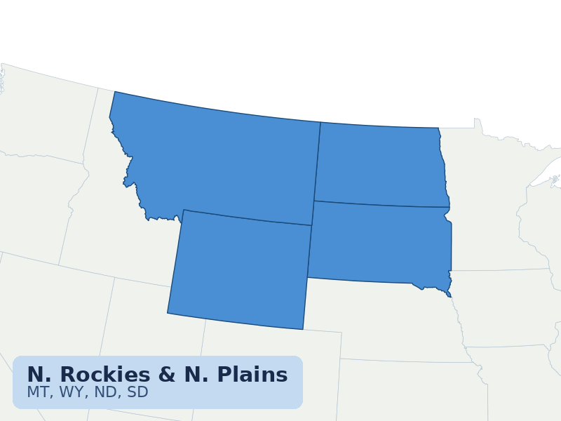 Northern Rockies map