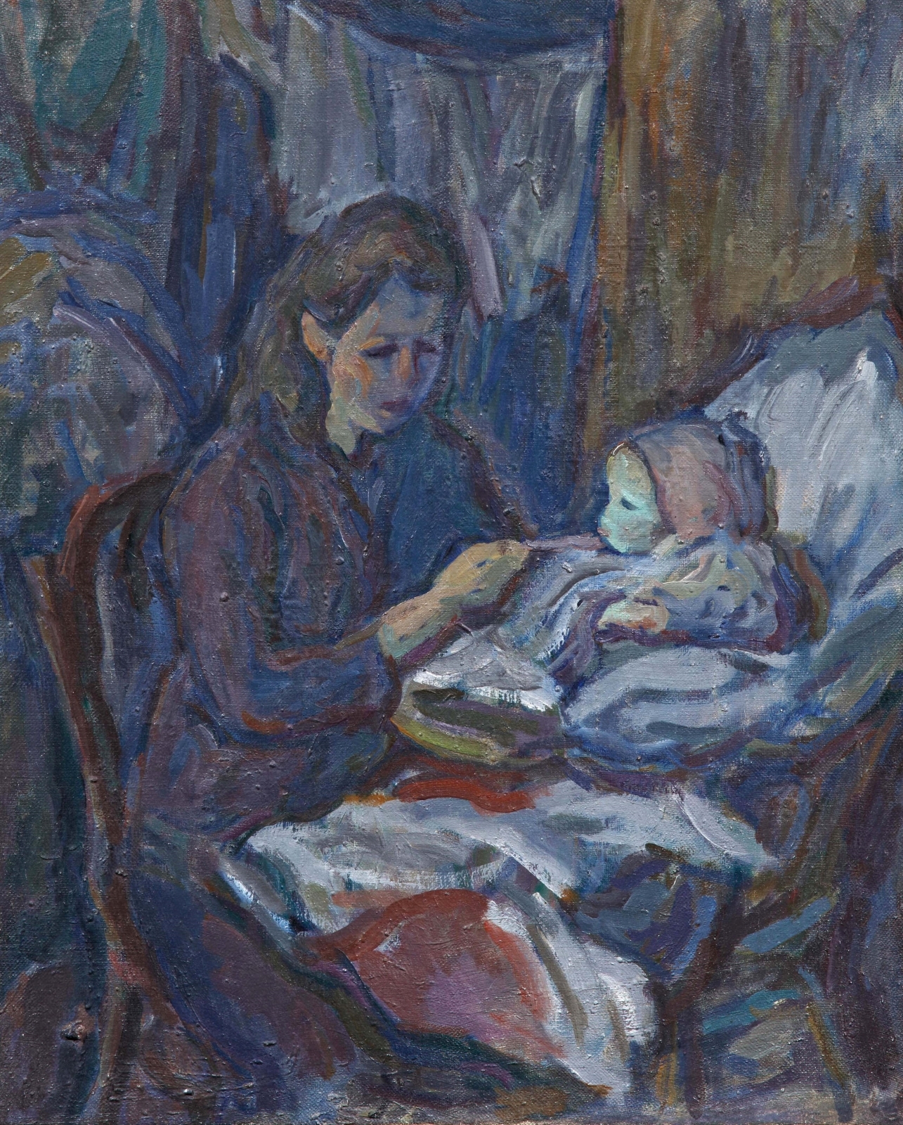 Мать и дитя. Конец 1930-х 