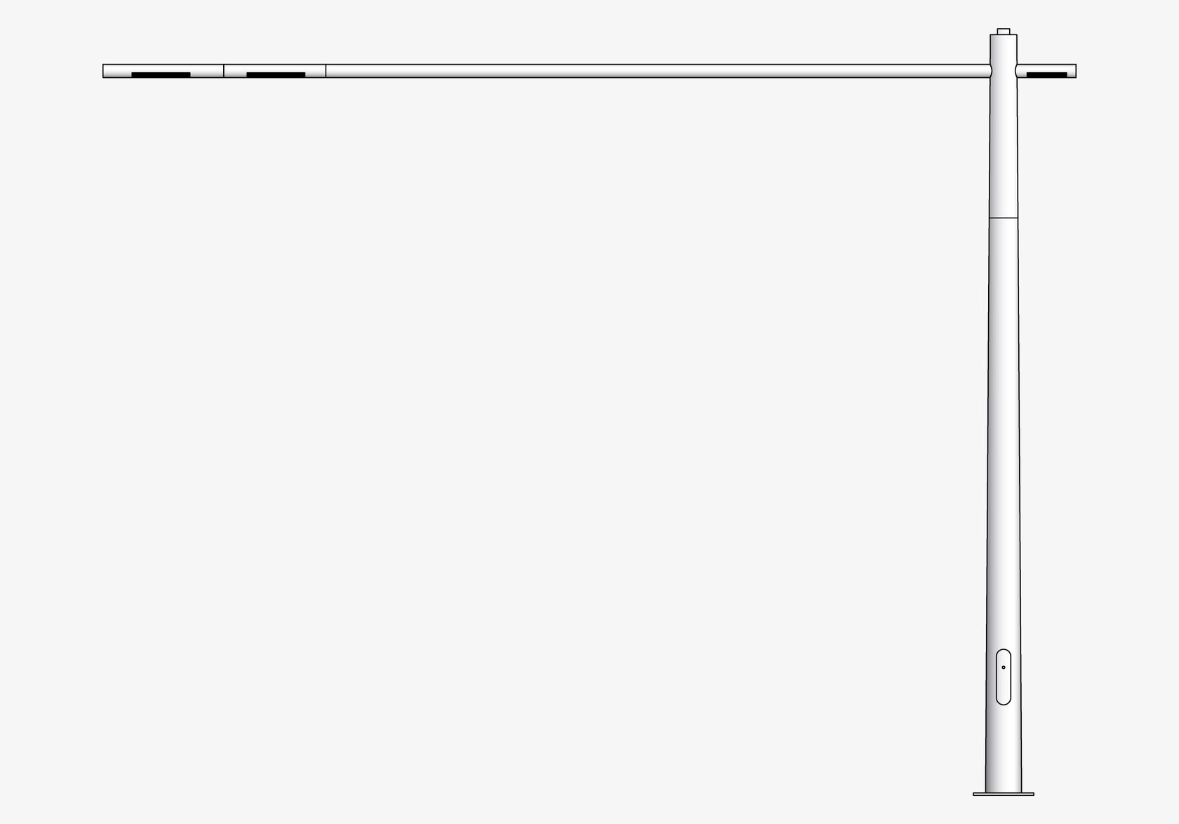 Опоры контрастного освещения для пешеходных переходов