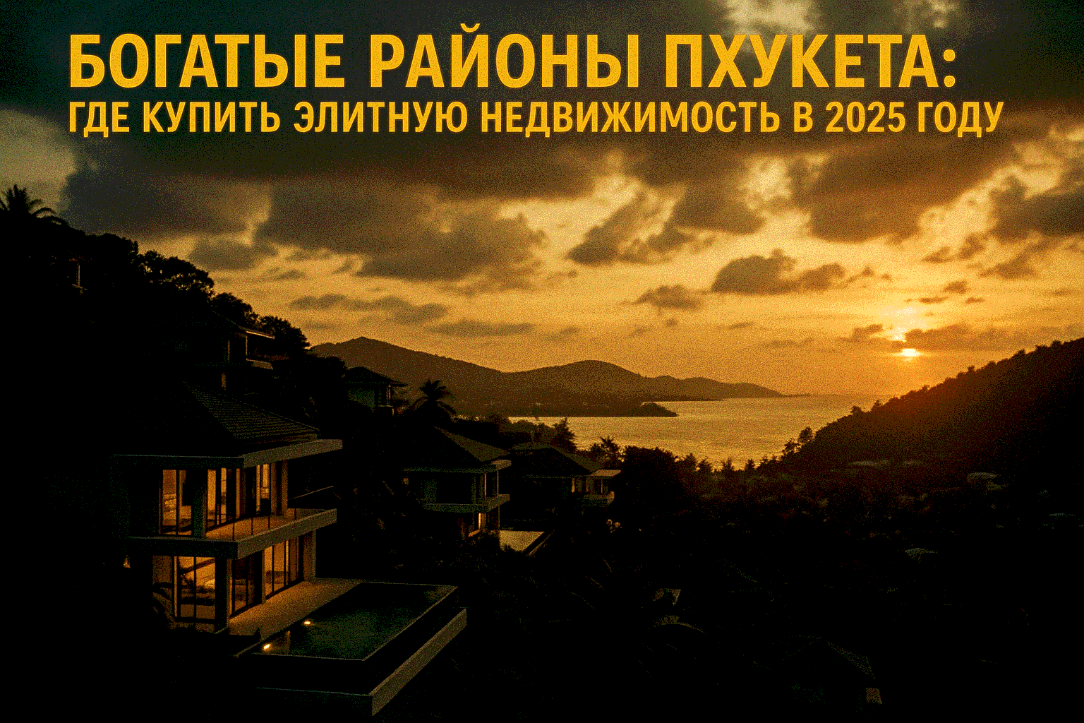 Мечтаете о роскошной вилле или апартаментах с видом на Андаманское море? Богатые районы Пхукета — Банг Тао, Лаян, Равай, Ката и Най Янг — привлекают состоятельных покупателей и инвесторов. В 2024 году рынок недвижимости Пхукета вырос на 12–15% (по данным